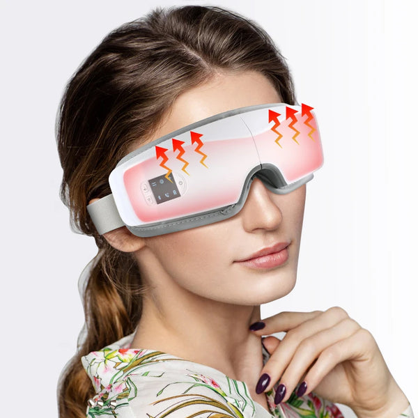 4D Smart Airbag Vibration Hot Compress Fatigue Bluetooth Music Wrinkle Relax Eye Massager