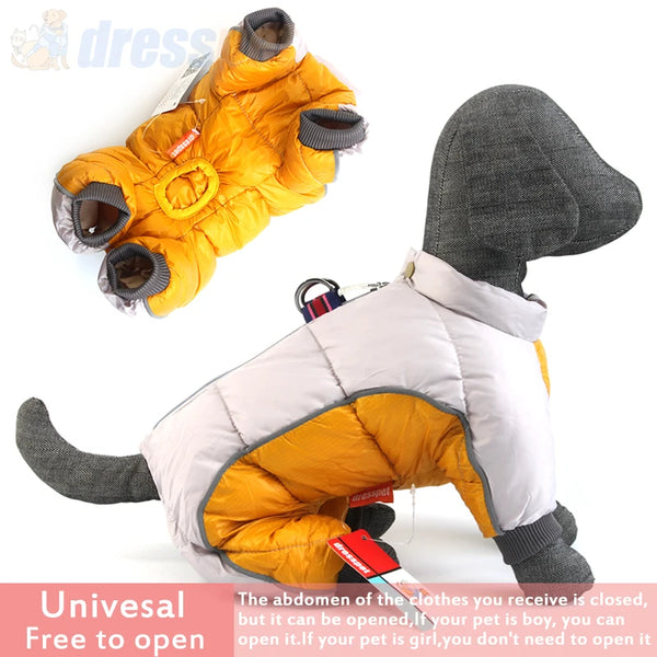 Super Warm Winter Dog Jacket Waterproof Small