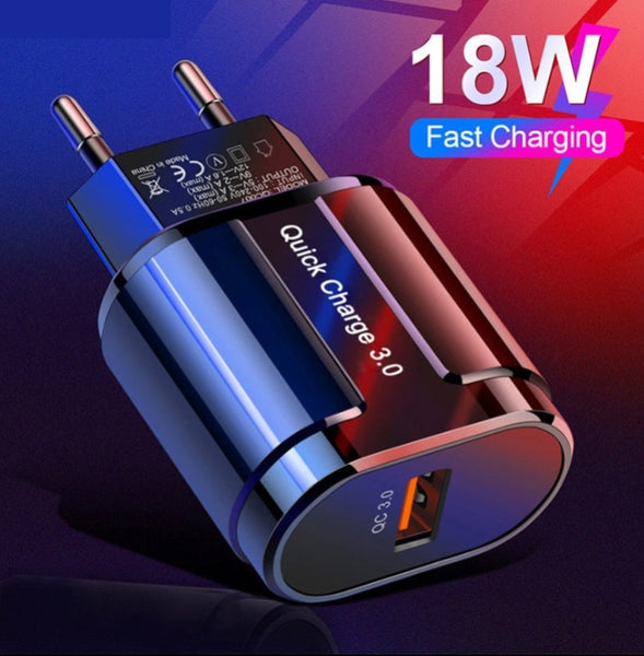 Quick Charge 3.0 USB, Universal Mobile Phone Charging Wall Adapter