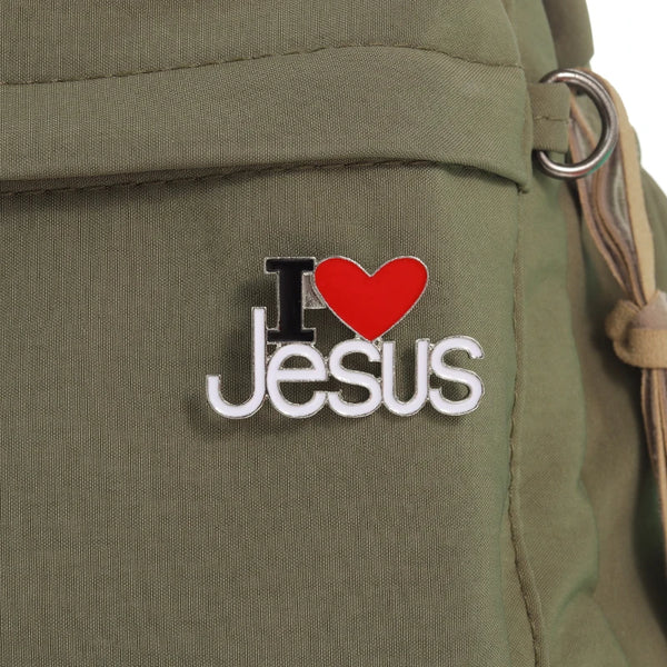I Love Jesus Enamel Pin