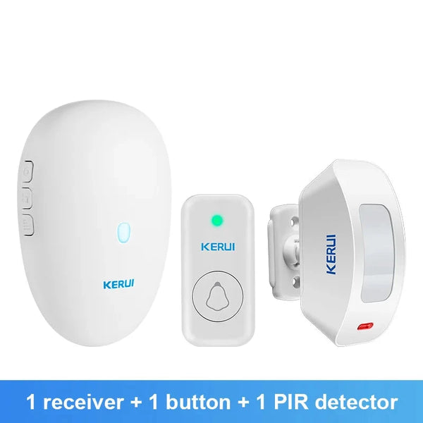 Smart Home Doorbell 1 Receiver + 1 Button + 1 PIR Detector