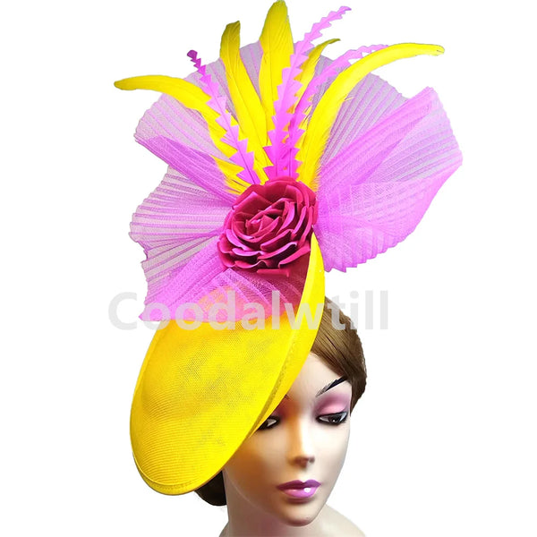 Womens Elegant Flower Fascinators