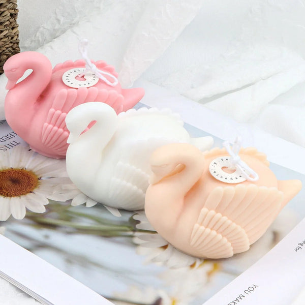 Silicone Swan Candle Molds