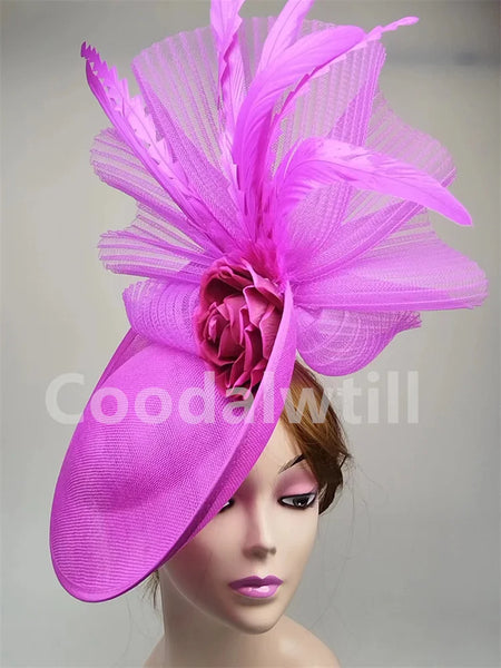 Womens Elegant Flower Fascinators