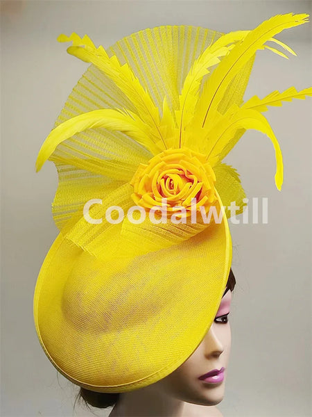 Womens Elegant Flower Fascinators
