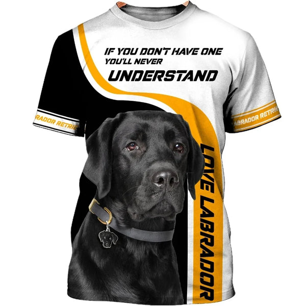 In My Darkest Hour I Reached For A Hand And Found A Labrador Retriever T-Shirt
