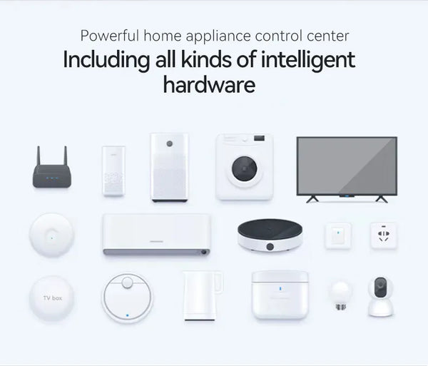Smart Home Control Panel, 8 inch Touch Screen, Built-In Smart Life Alexia