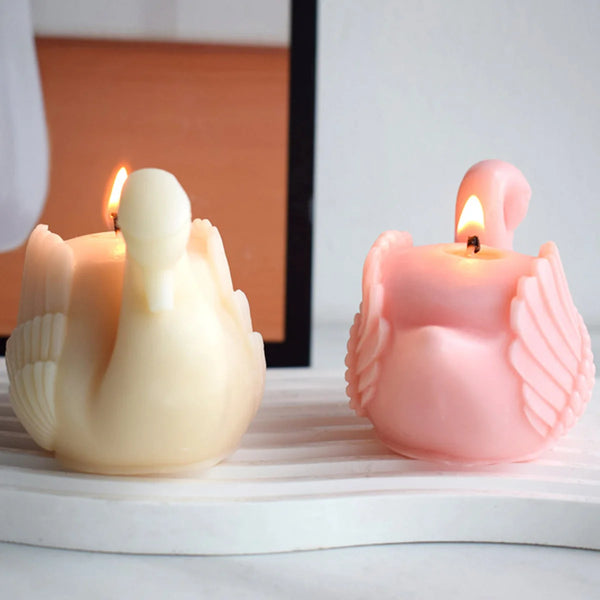 Silicone Swan Candle Molds