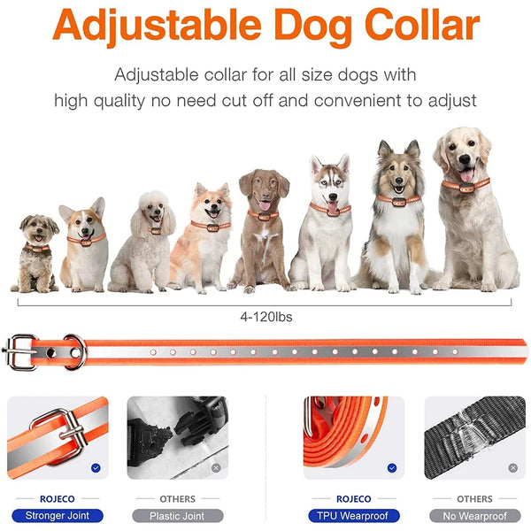 1000m Electric Dog Training Collar With Remote Control Rechargeable