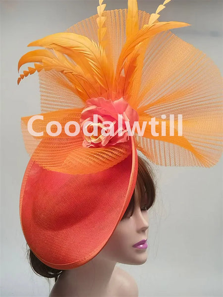 Womens Elegant Flower Fascinators