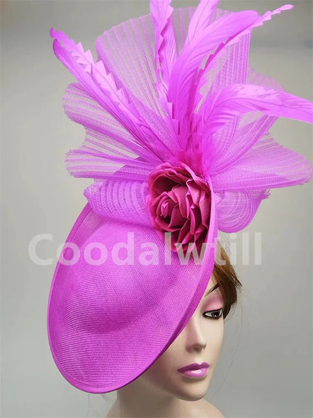 Womens Elegant Flower Fascinators