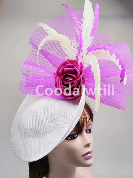 Womens Elegant Flower Fascinators