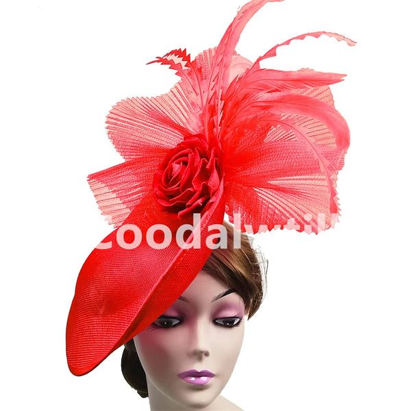 Womens Elegant Flower Fascinators
