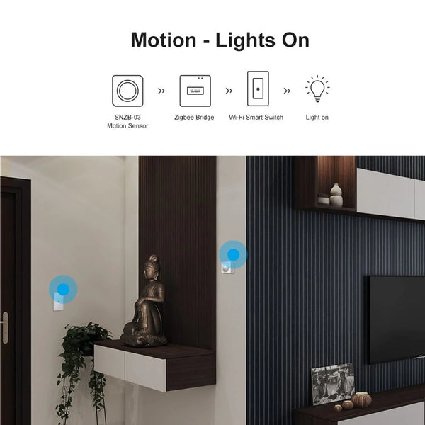 SONOFF Zigbee Smart Temperature Humidity Sensor Ewelink APP Via Alexa Google Home