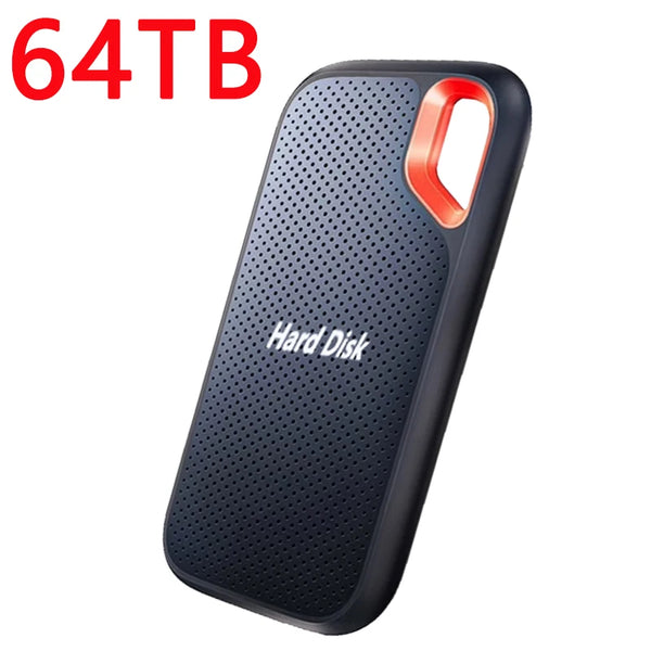 External High Speed Solid State Mass Hard Drive 1,2,4,6,8,16,30,64,128 TB, for Laptops/MAC/PC/Mobile Phones  Portable USB3.2