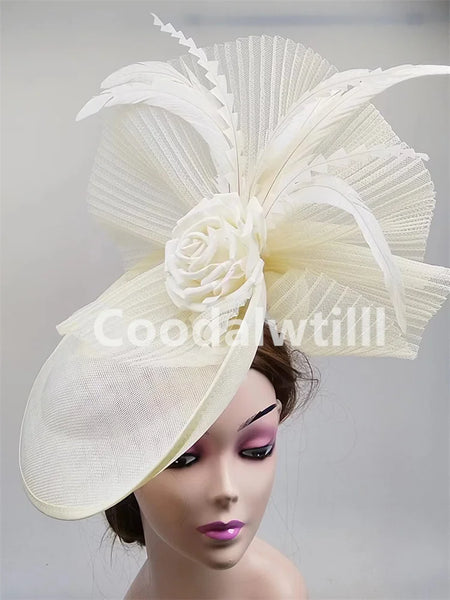 Womens Elegant Flower Fascinators