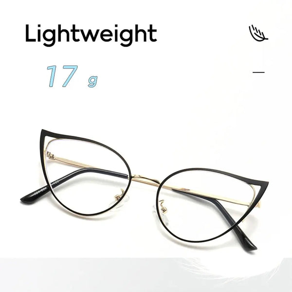 Womens Cats Eye Anti Blue Light Reading Glasses