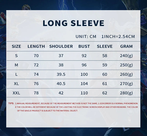 Mens Long Sleeve Gym Workout Strech Fitness Compression Shirts Deadpool Wolverine