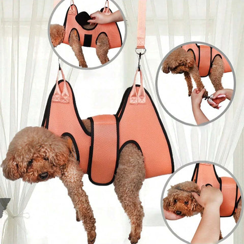 Pet Grooming Hammock, Cut Nails Give Medicine anti scratch for Cat or Dog