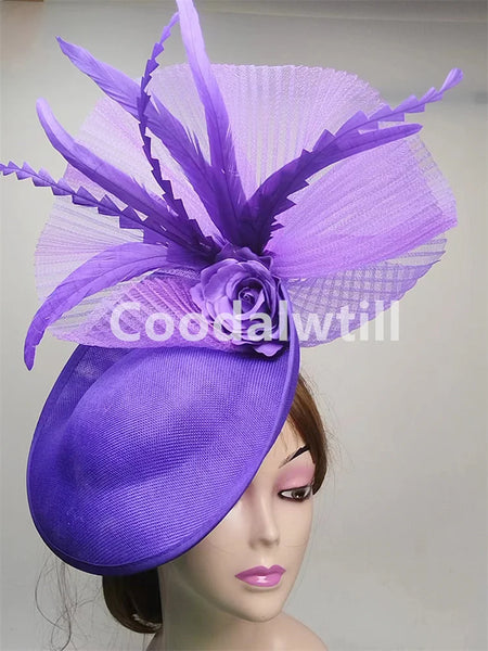 Womens Elegant Flower Fascinators