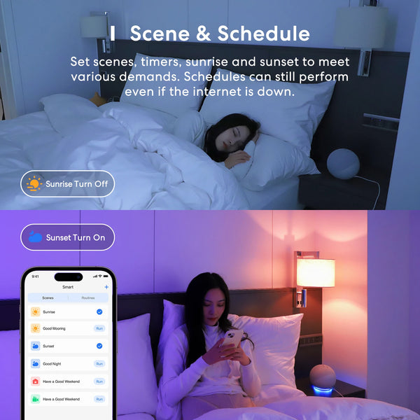 Smart Wi-Fi LED Bulb with Dimmable Light Alexa Google Home SmartThings
