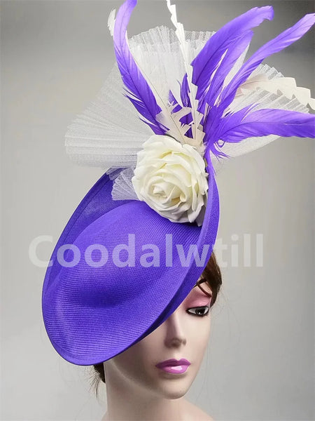 Womens Elegant Flower Fascinators