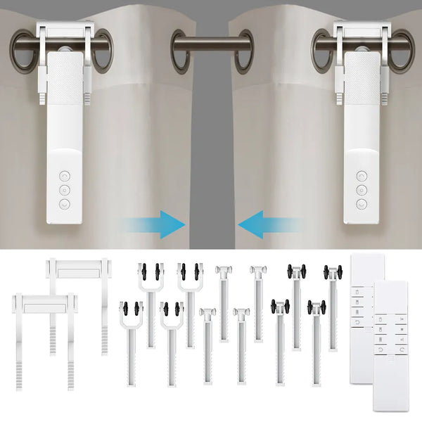 Tuya Smart Curtain Driver For Roman/Type U Curtains, Alexa Google Home