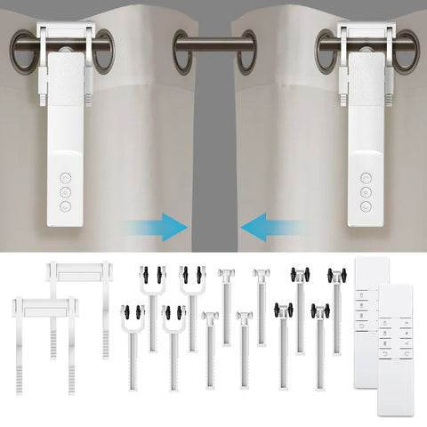 Tuya Smart Curtain Driver For Roman/Type U Curtains, Alexa Google Home
