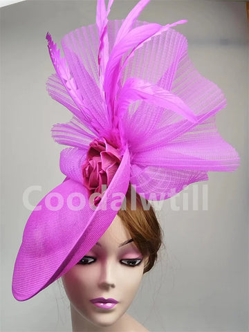 Womens Elegant Flower Fascinators