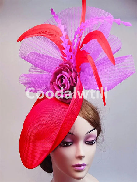 Womens Elegant Flower Fascinators
