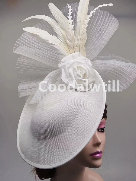 Womens Elegant Flower Fascinators