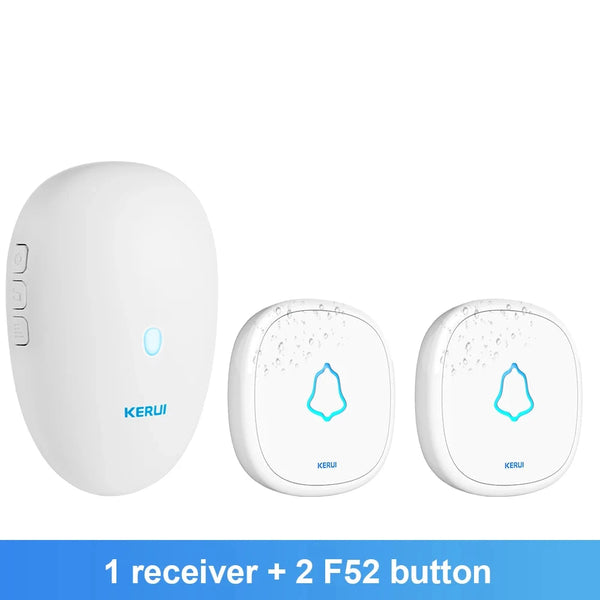 Smart Home Doorbell 1 Receiver + 2 F52 Buttons