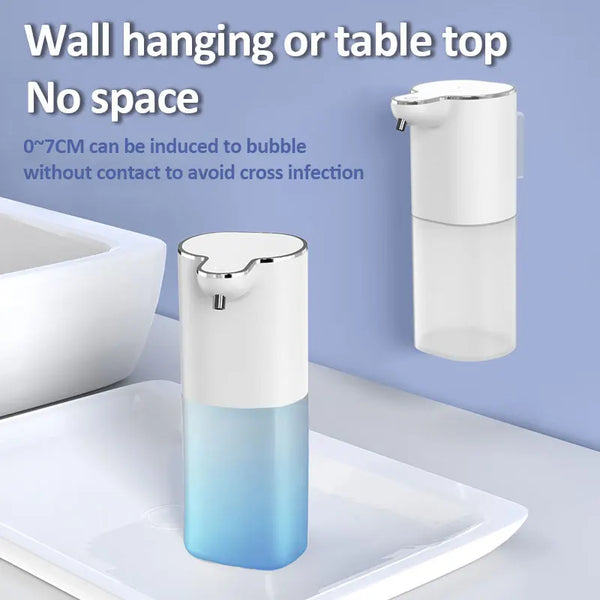 Automatic Touchless Soap Dispenser 400ml 4-Gears USB Rechargeable Foam Gel Spray