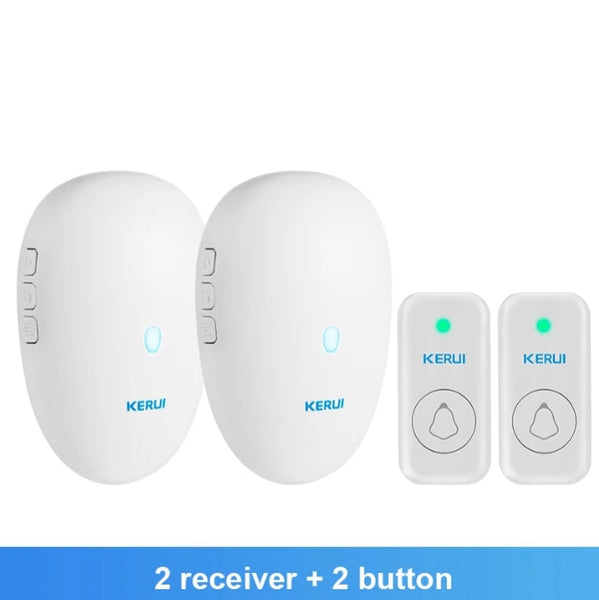 Wireless Smart Home Security Doorbell Chime Kit