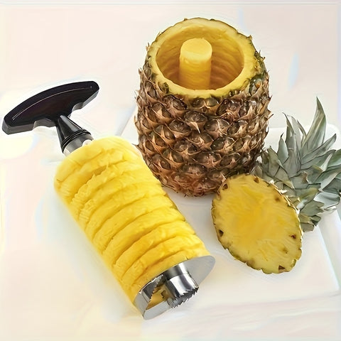 1pc Stainless Steel Pineapple Corer And Slicer, Ergonomic Comfort, Convenient for Peeling And Slicing Pineapple