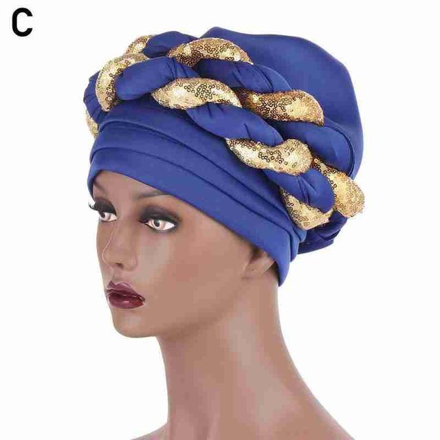 Womens African Gele Head-Wrap