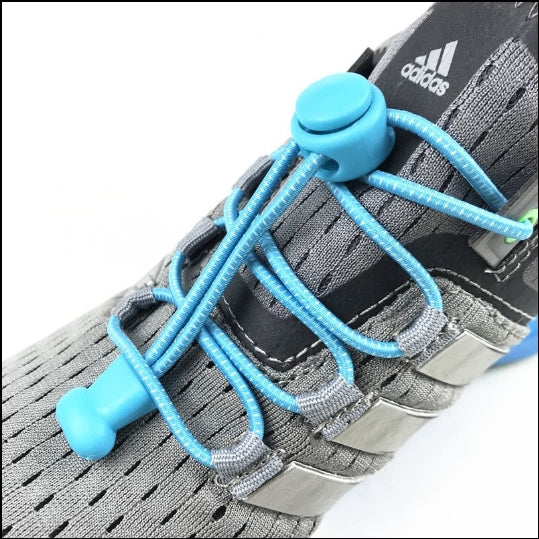 Pair Of Locking Elastic Shoe Laces