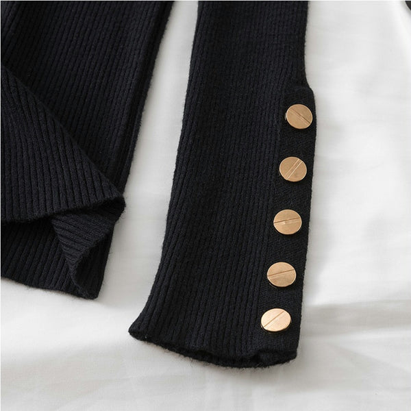 Womens Chic Pullover Turtleneck Sweaters