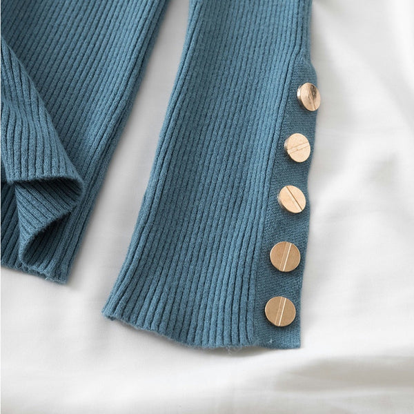Womens Chic Pullover Turtleneck Sweaters