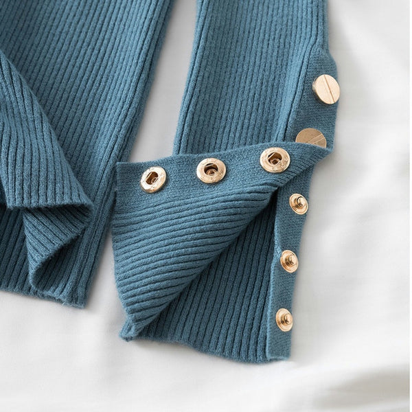 Womens Chic Pullover Turtleneck Sweaters