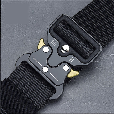 Mens Military High Quality Nylon Tactical Training Belt, Multifunctional
