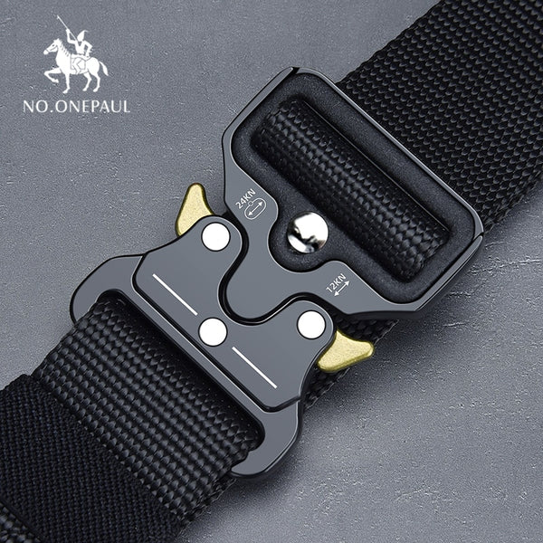 Mens Military High Quality Nylon Tactical Training Belt, Multifunctional