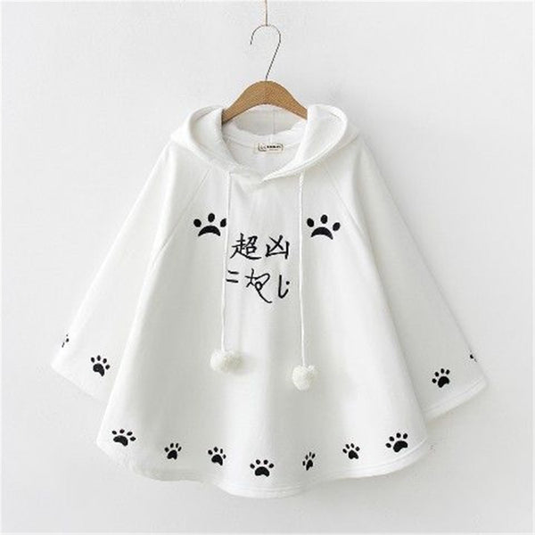 Womens Harajuku Fleece Oversized Hoodie