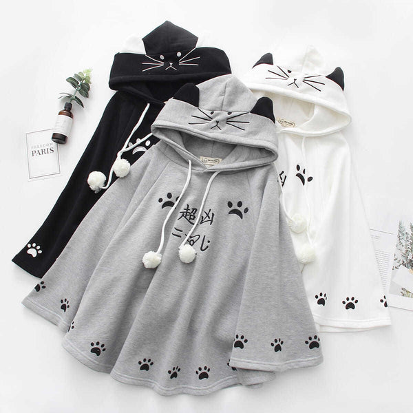 Womens Harajuku Fleece Oversized Hoodie