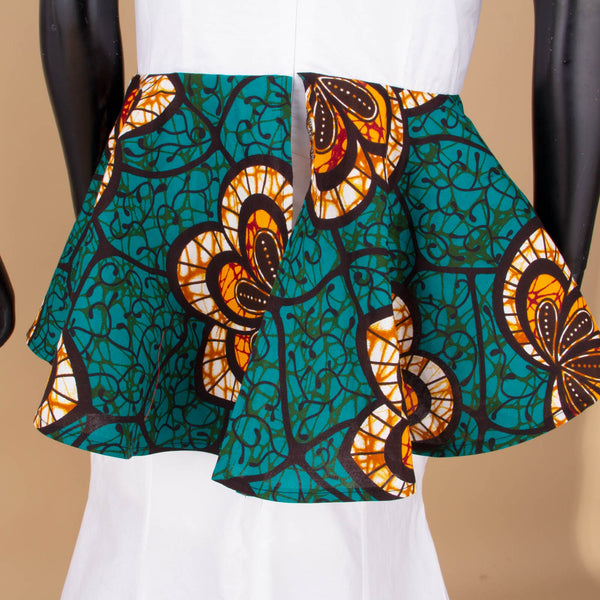 Couples African Clothing Long Mermaid Dresses Matching Mens Shirt w Print Scarf