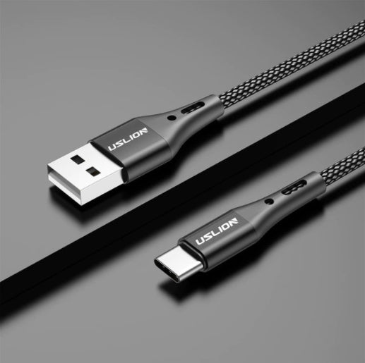 USLION 3A USB Type C Fast Charging Cable