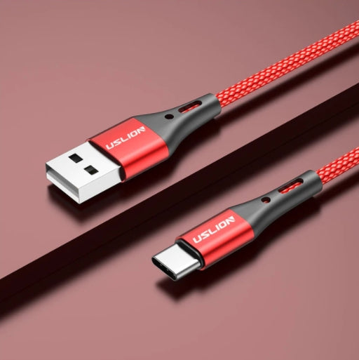 USLION 3A USB Type C Fast Charging Cable