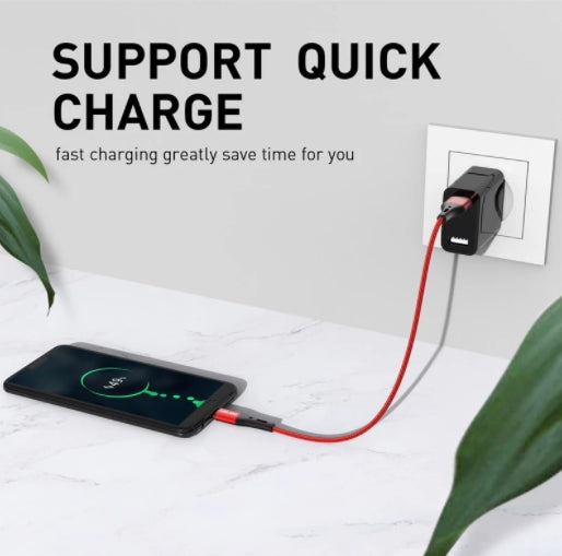 USLION 3A USB Type C Fast Charging Cable