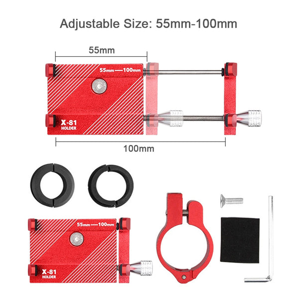 Bicycle Phone Holder, Handlebar Mount