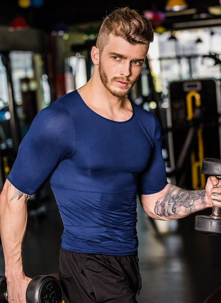 Mens Slimming Compression Shirt